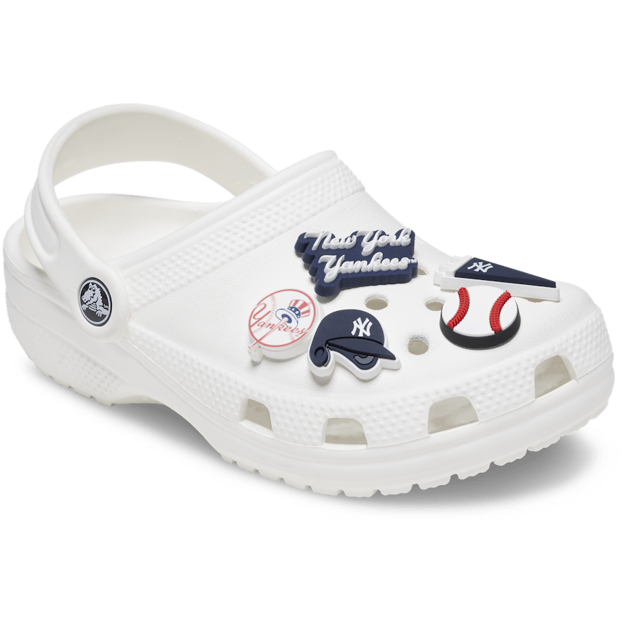 MLB New York Yankees 5 Pack Jibbitz™ charms for Women|Men|Kids|Jibbitz™ Charms