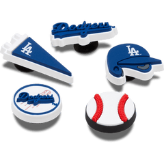 MLB Los Angeles Dodgers 5pck Jibbitz™ charms for Women|Men|Kids|Jibbitz™ Charms