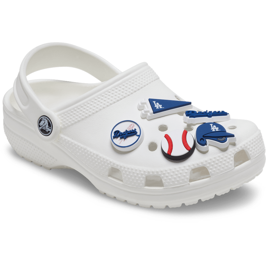 MLB Los Angeles Dodgers 5pck Jibbitz™ charms for Women|Men|Kids|Jibbitz™ Charms