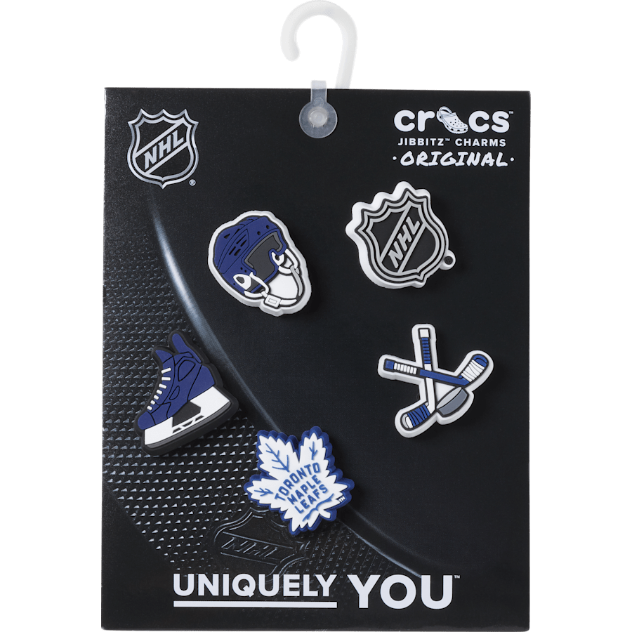 NHL® Toronto Maple Leafs® 5 Pack Jibbitz™ charms for Women|Men|Jibbitz™ Charms