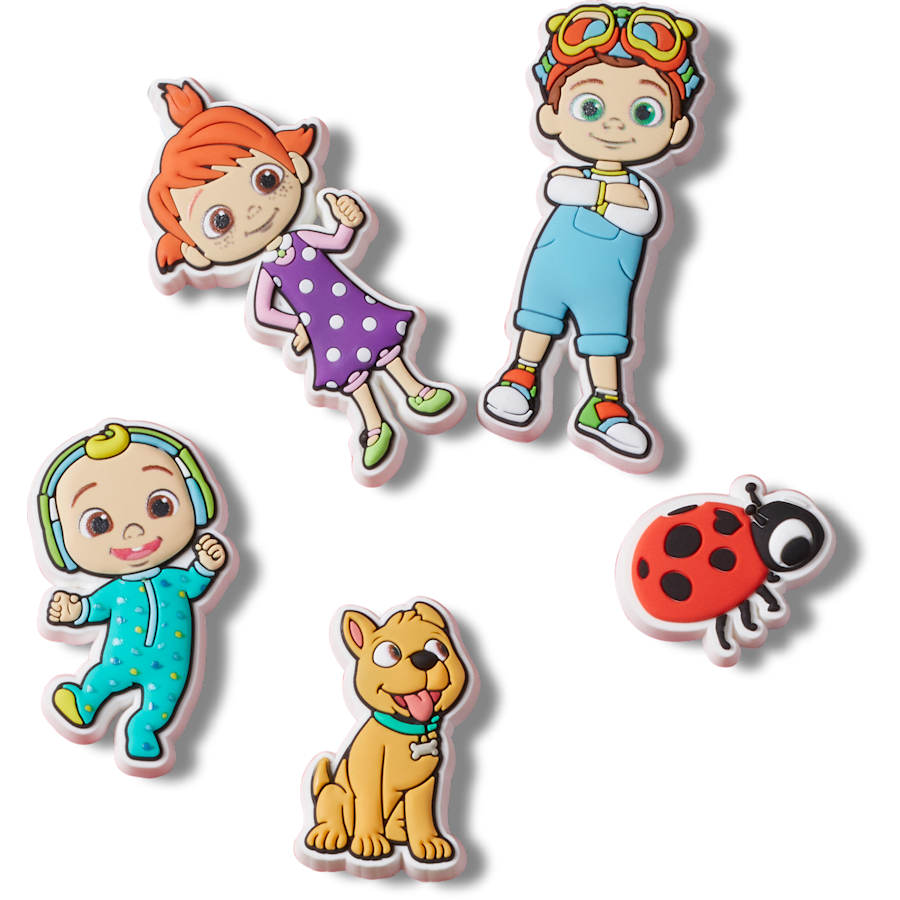 Cocomelon 5 Pack Jibbitz™ charms for Women|Men|Kids|Jibbitz™ Charms