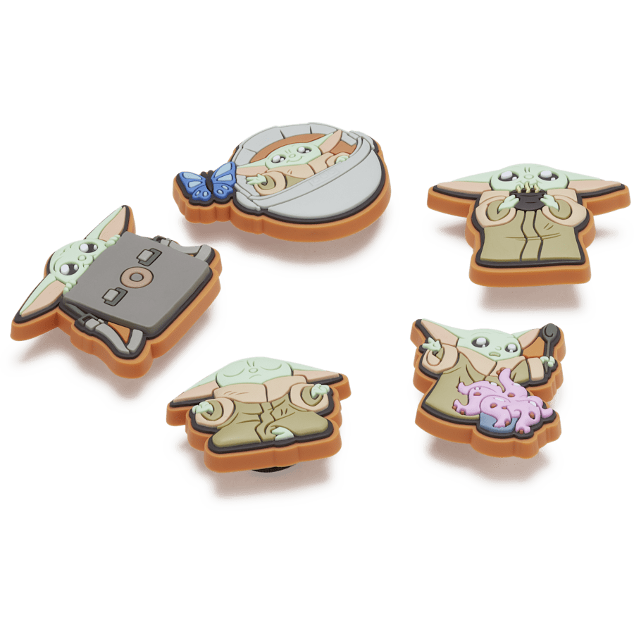 Grogu 5 Pack Jibbitz™ charms for Women|Men|Kids|Jibbitz™ Charms