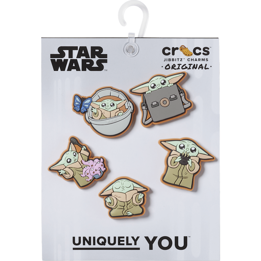 Grogu 5 Pack Jibbitz™ charms for Women|Men|Kids|Jibbitz™ Charms