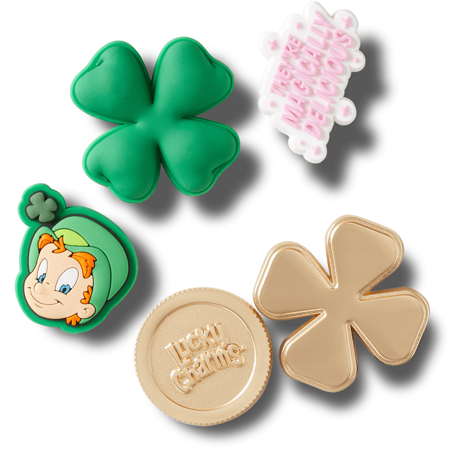 Lucky Charms 5 Pack Jibbitz™ charms for Women|Men|Kids|Jibbitz™ Charms