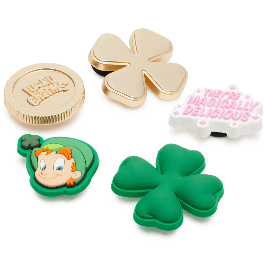 Lucky Charms 5 Pack Jibbitz™ charms for Women|Men|Kids|Jibbitz™ Charms