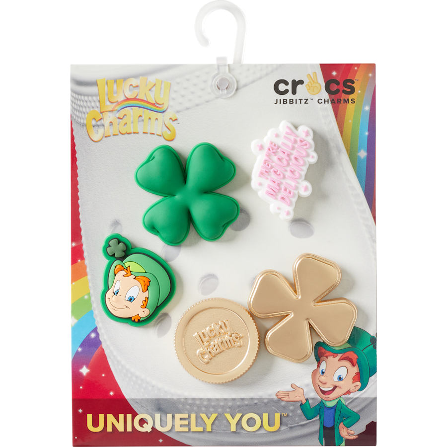Lucky Charms 5 Pack Jibbitz™ charms for Women|Men|Kids|Jibbitz™ Charms