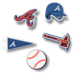 MLB Atlanta Braves 5 Pack Jibbitz™ charms for Women|Men|Jibbitz™ Charms
