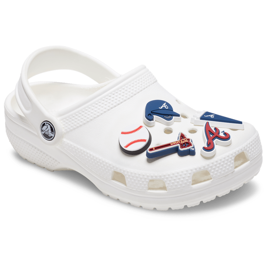 MLB Atlanta Braves 5 Pack Jibbitz™ charms for Women|Men|Jibbitz™ Charms