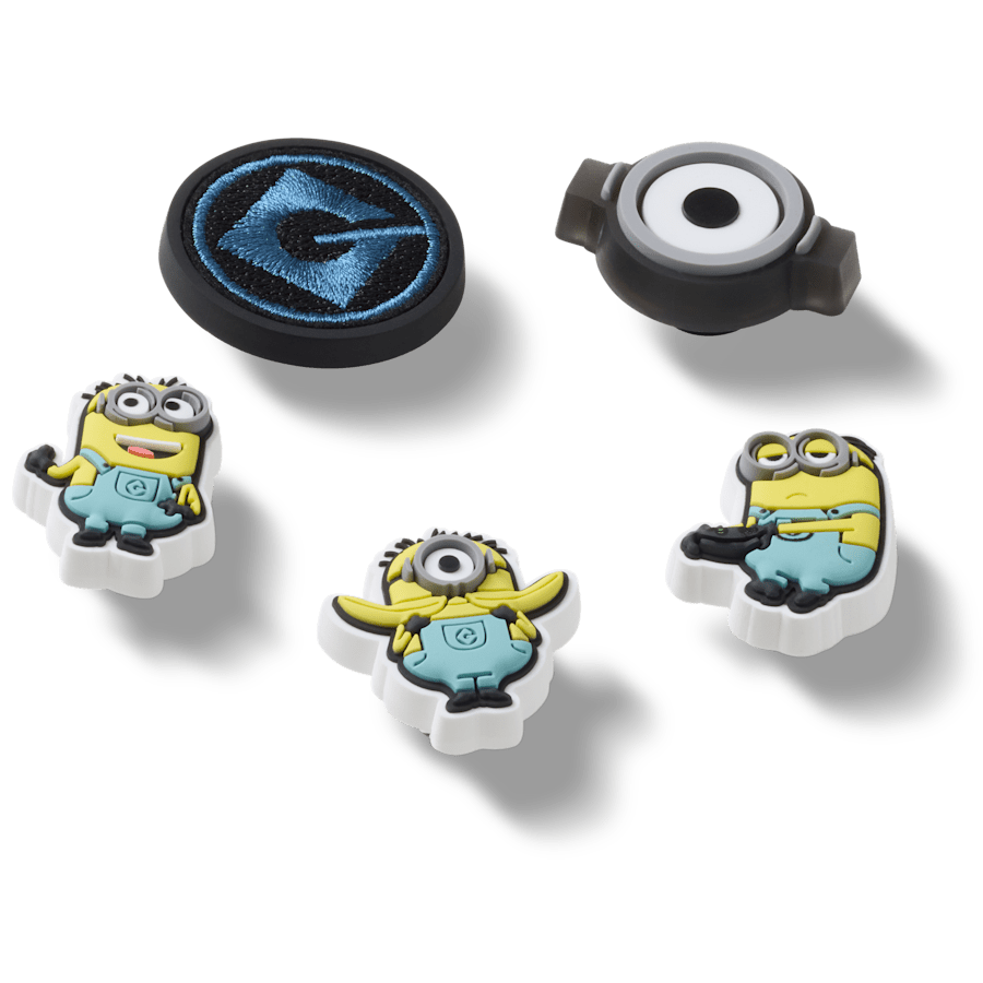 Minions 5 Pack Jibbitz™ charms for Women|Men|Kids|Jibbitz™ Charms