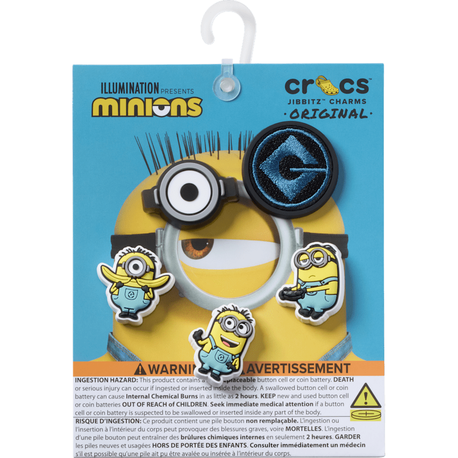 Minions 5 Pack Jibbitz™ charms for Women|Men|Kids|Jibbitz™ Charms