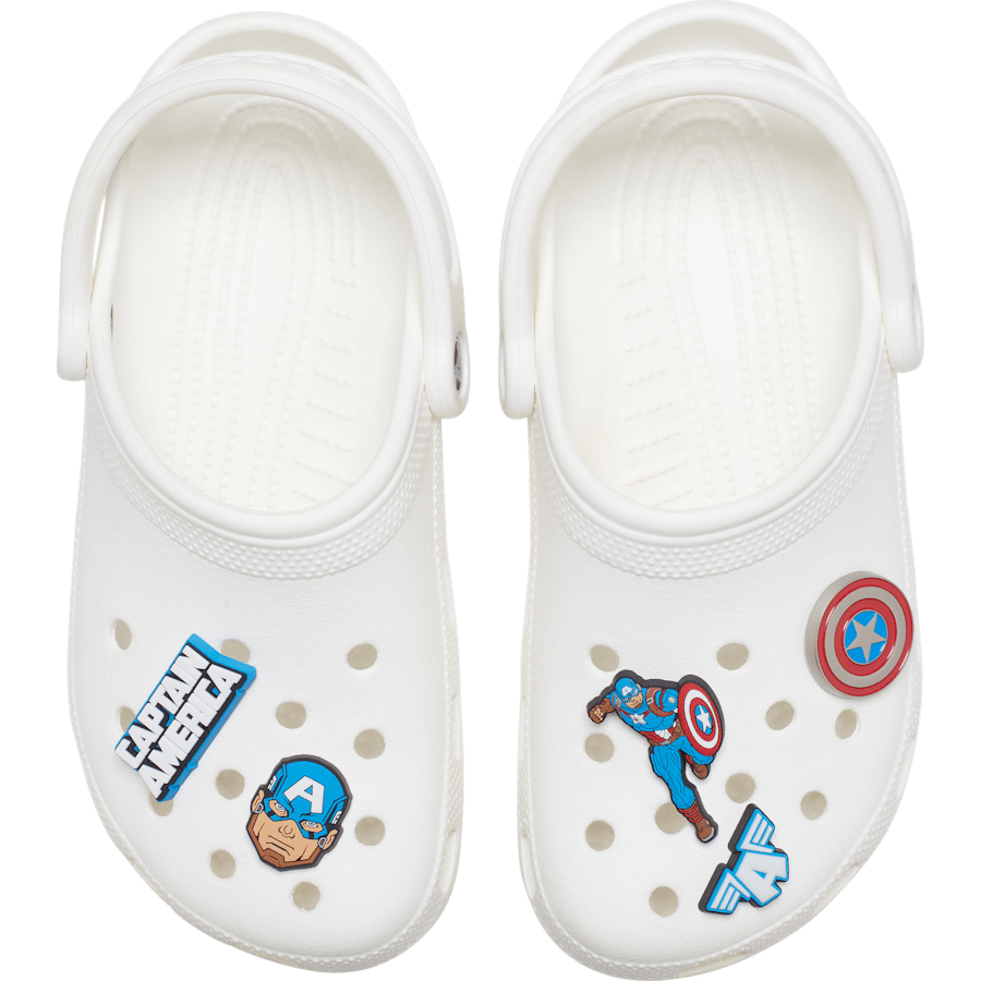 Captain America 5 Pack Jibbitz™ charms for Women|Men|Kids|Jibbitz™ Charms