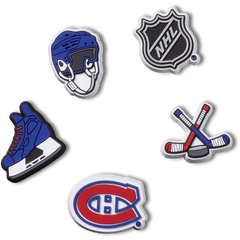 NHL® Montreal Canadiens® 5 Pack Jibbitz™ charms for Women|Men|Jibbitz™ Charms