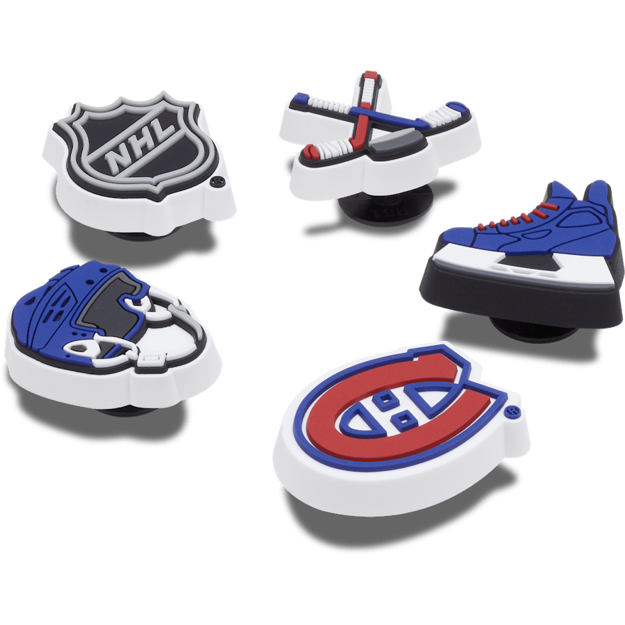 NHL® Montreal Canadiens® 5 Pack Jibbitz™ charms for Women|Men|Jibbitz™ Charms