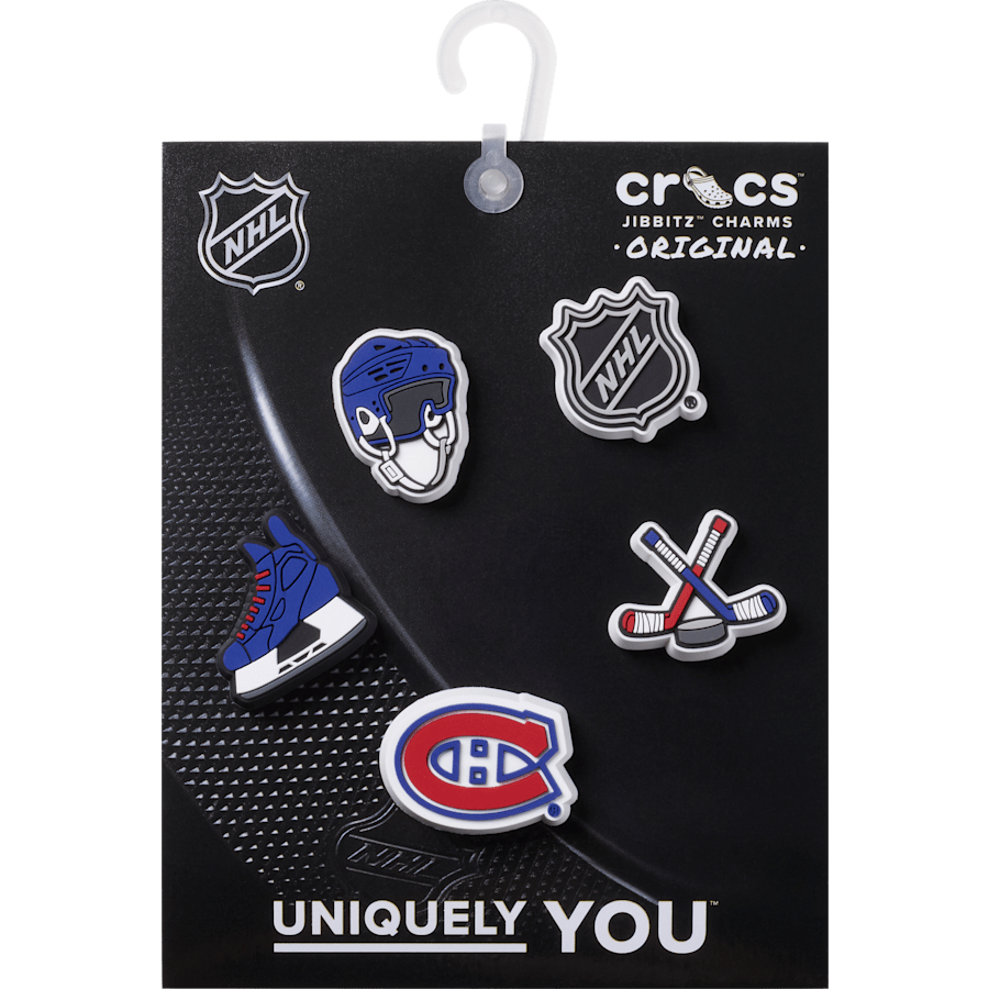 NHL® Montreal Canadiens® 5 Pack Jibbitz™ charms for Women|Men|Jibbitz™ Charms
