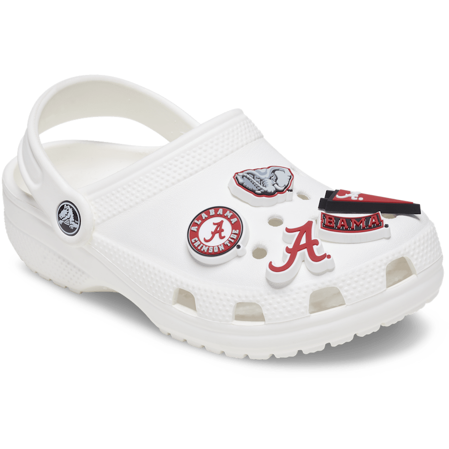 University of Alabama 5 Pack Jibbitz™ charms for Women|Men|Jibbitz™ Charms