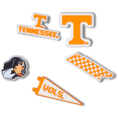 University of Tennessee 5 Pack Jibbitz™ charms for Women|Men|Jibbitz™ Charms