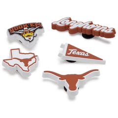 University of Texas 5 Pack Jibbitz™ charms for Women|Men|Kids|Jibbitz™ Charms