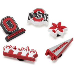Ohio State University 5 Pack Jibbitz™ charms for Women|Men|Jibbitz™ Charms