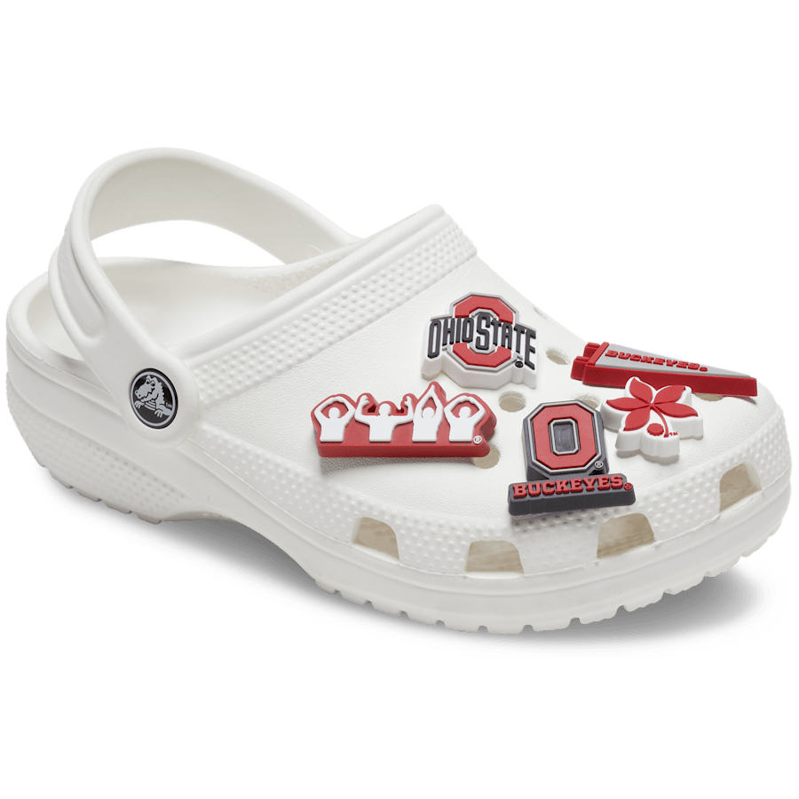 Ohio State University 5 Pack Jibbitz™ charms for Women|Men|Jibbitz™ Charms
