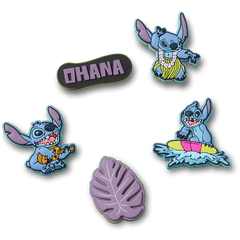 Stitch Tropical 5 Pack Jibbitz™ charms for Women|Men|Kids|Jibbitz™ Charms
