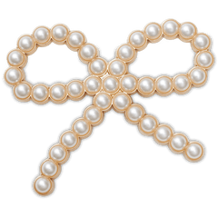 Pearl Bow Jibbitz™ charms for Women|Men|Jibbitz™ Charms
