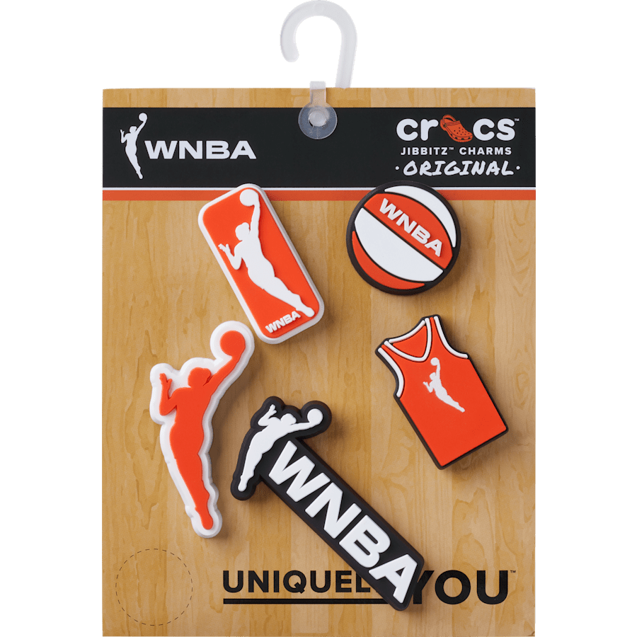 WNBA 5 Pack Jibbitz™ charms for Women|Men|Kids|Jibbitz™ Charms
