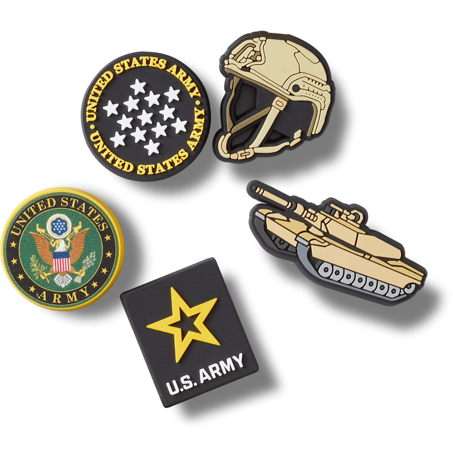 US Army 5 Pack 2 Jibbitz™ charms for Women|Men|Kids|Jibbitz™ Charms