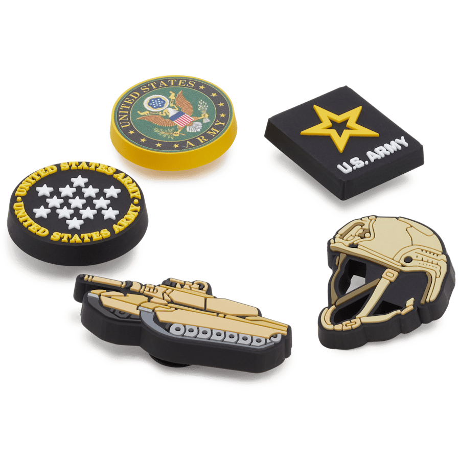 US Army 5 Pack 2 Jibbitz™ charms for Women|Men|Kids|Jibbitz™ Charms