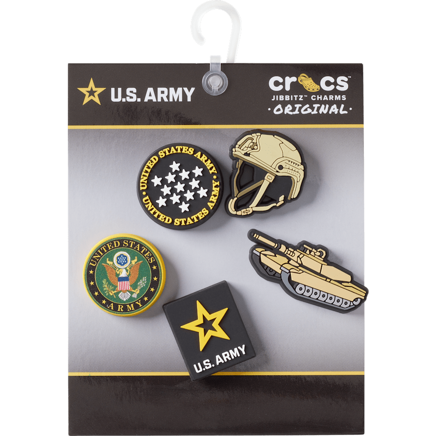 US Army 5 Pack 2 Jibbitz™ charms for Women|Men|Kids|Jibbitz™ Charms
