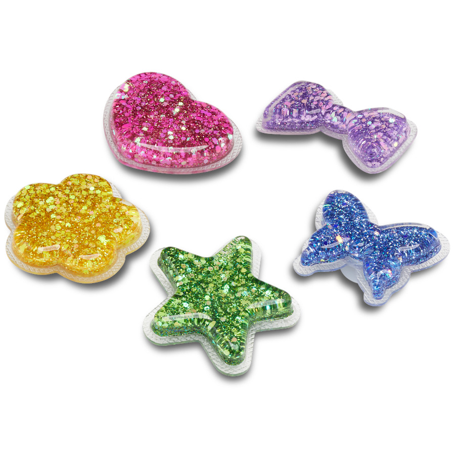 UV Changing Squish 5 Pack Jibbitz™ charms for Women|Men|Jibbitz™ Charms