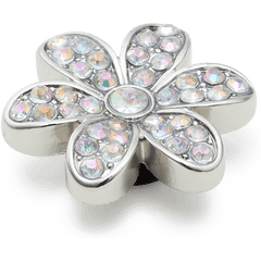Silver Mnchrm Daisy 1 Jibbitz™ charms for Women|Men|Jibbitz™ Charms