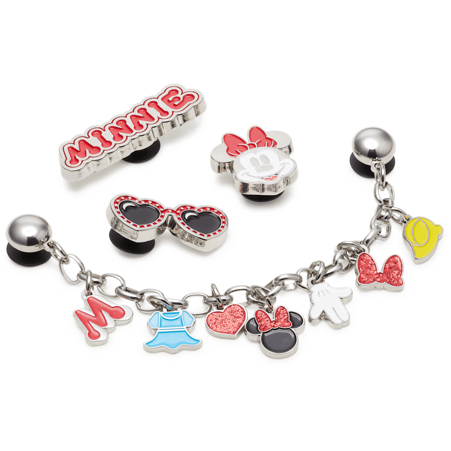 Minnie Mouse 5 Pack Jibbitz™ charms for Women|Men|Kids|Jibbitz™ Charms