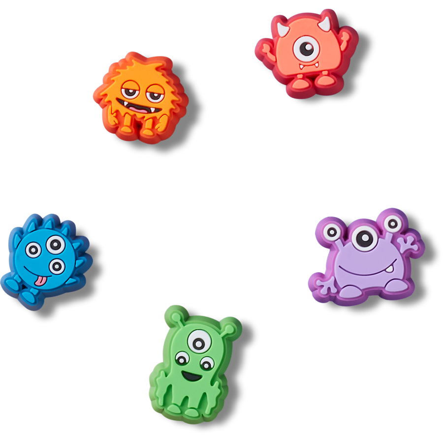 Tiny Monster 5 Pack  Jibbitz™ charms for Women|Men|Kids|Jibbitz™ Charms