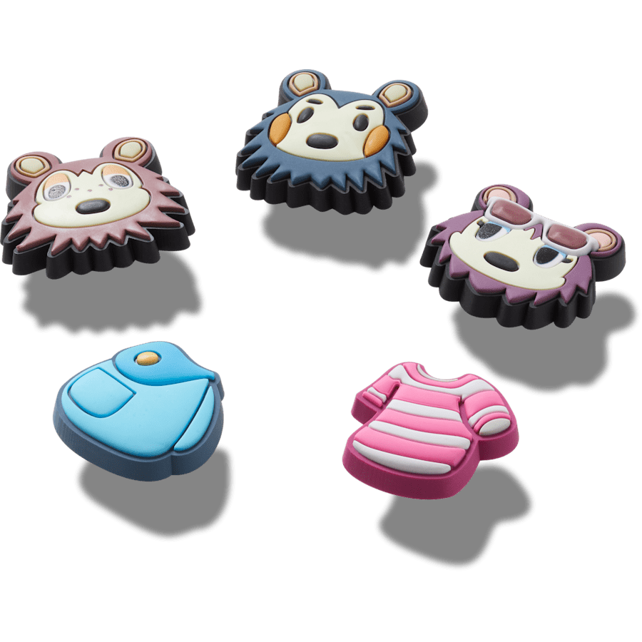 Animal Crossing Creator 5 Pack Jibbitz™ charms for Women|Men|Kids|Jibbitz™ Charms