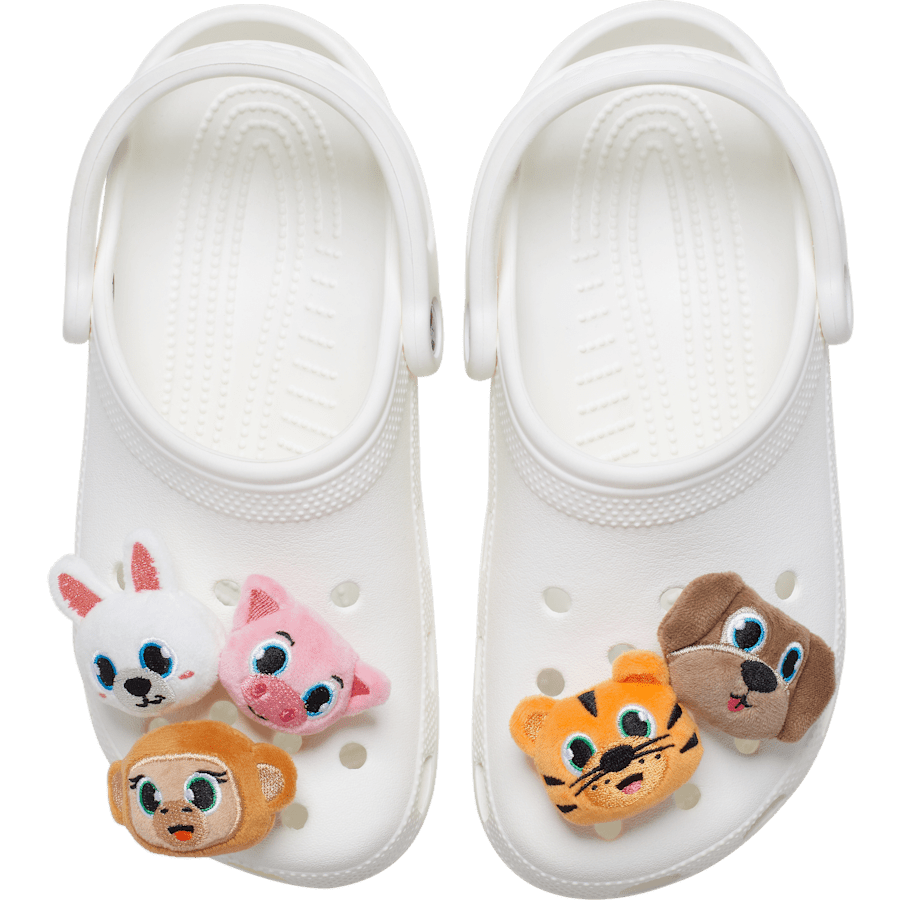 Fuzzy Animal 5 Pack Jibbitz™ charms for Women|Men|Jibbitz™ Charms