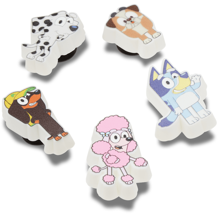 Bluey 5Pack Jibbitz™ charms for Women|Men|Kids|Jibbitz™ Charms