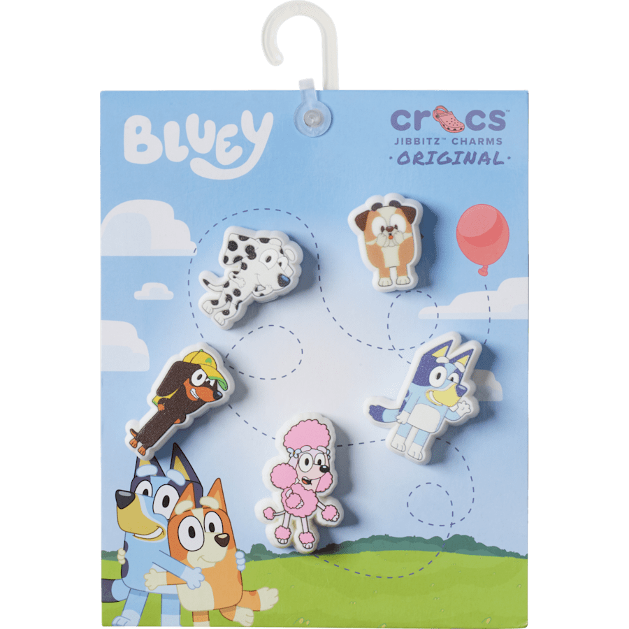 Bluey 5Pack Jibbitz™ charms for Women|Men|Kids|Jibbitz™ Charms