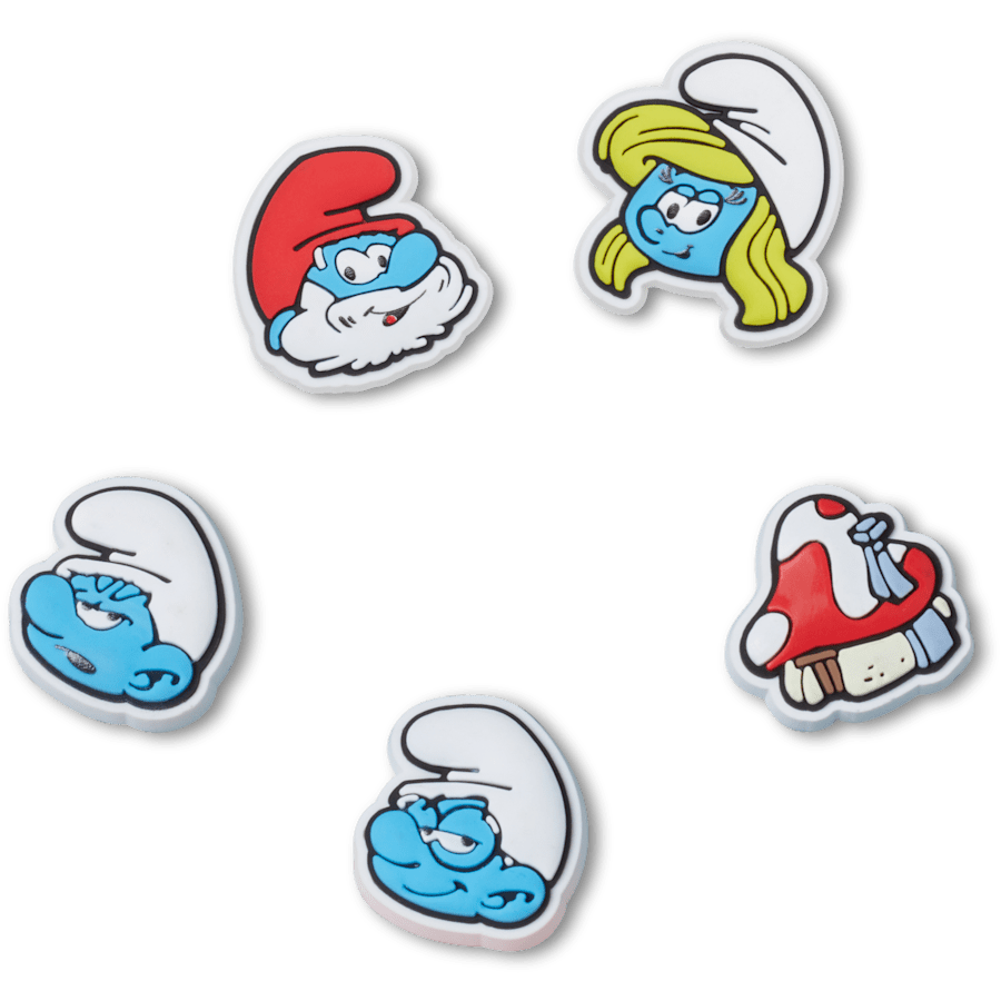 Smurfs 5 Pack Jibbitz™ charms for Women|Men|Kids|Jibbitz™ Charms