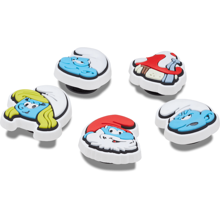 Smurfs 5 Pack Jibbitz™ charms for Women|Men|Kids|Jibbitz™ Charms