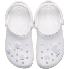 White Elegant Floral 5 Pack Jibbitz™ charms for Women|Men|Jibbitz™ Charms
