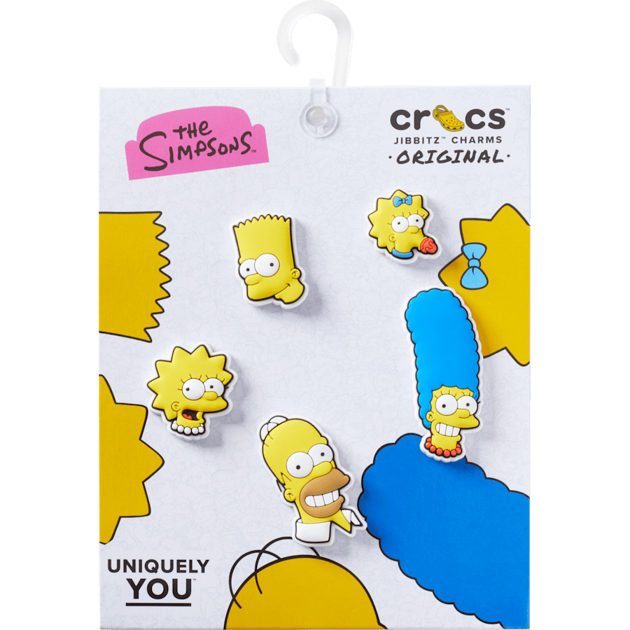 The Simpsons 5 Pack Jibbitz™ charms for Women|Men|Kids|Jibbitz™ Charms