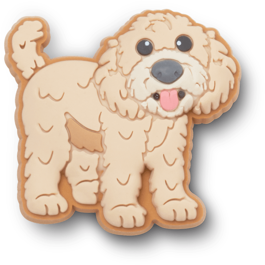 b'Golden Doodle Puppy Jibbitz Shoe Charm' for Women|Men|Jibbitz™ Charms
