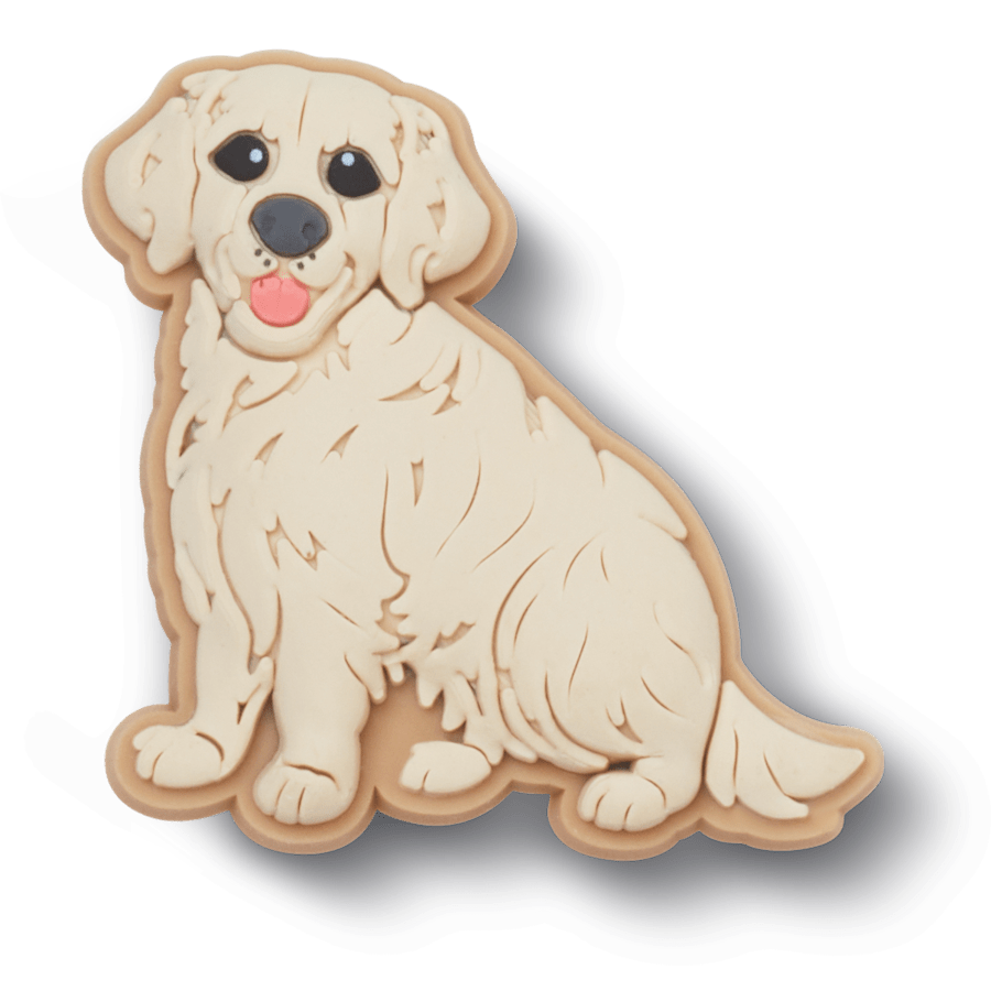 b'Golden Retriever Puppy Jibbitz Shoe Charm' for Women|Men|Jibbitz™ Charms