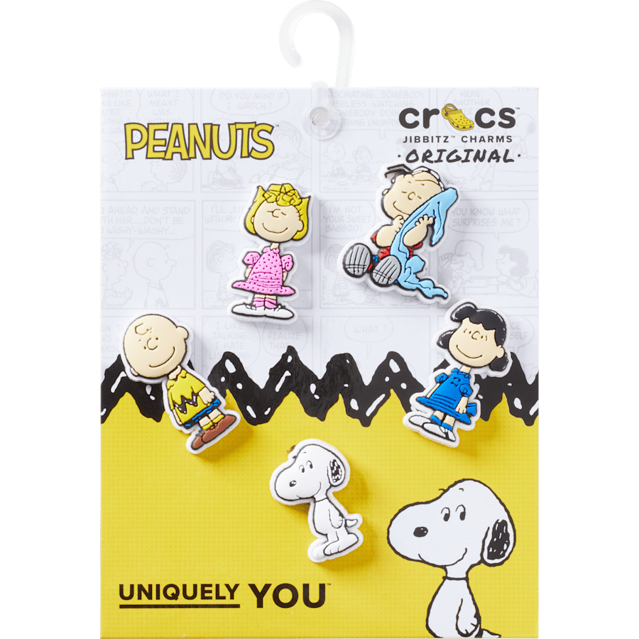 Peanuts II 5 Pack Jibbitz™ charms for Women|Men|Kids|Jibbitz™ Charms