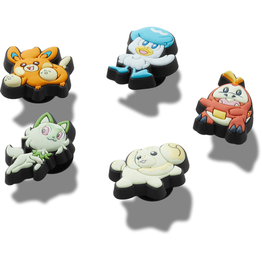 Pokemon Paldea 5 Pack Jibbitz™ charms for Women|Men|Kids|Jibbitz™ Charms