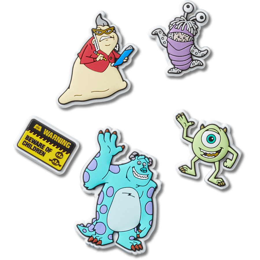 Monsters Inc 5Pck Jibbitz™ charms for Women|Men|Kids|Jibbitz™ Charms