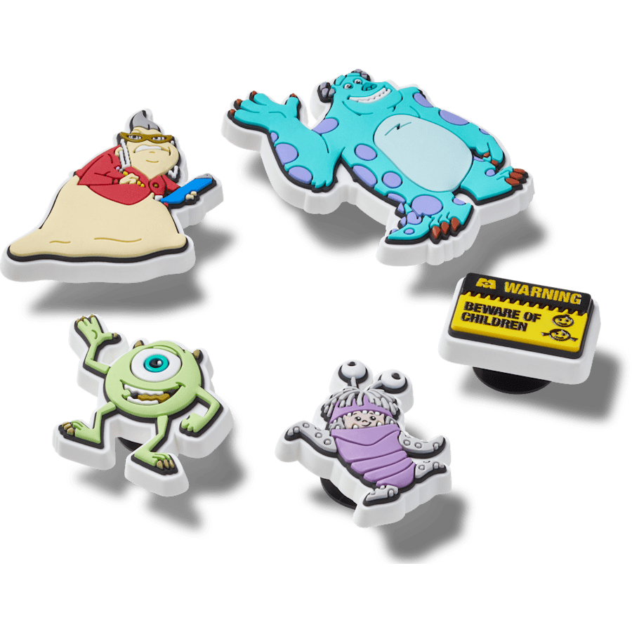 Monsters Inc 5Pck Jibbitz™ charms for Women|Men|Kids|Jibbitz™ Charms