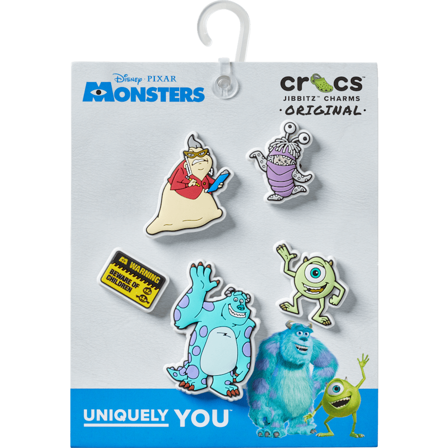 Monsters Inc 5Pck Jibbitz™ charms for Women|Men|Kids|Jibbitz™ Charms