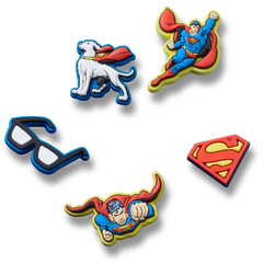Superman 5 Pck Jibbitz™ charms for Women|Men|Kids|Jibbitz™ Charms