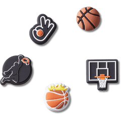 Basketball Team 5 Pack Jibbitz™ charms for Women|Men|Jibbitz™ Charms